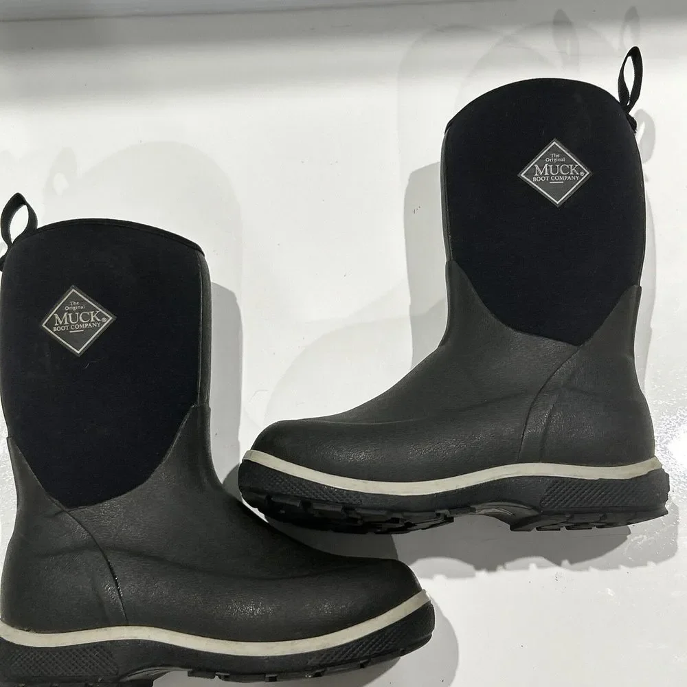 The Original Muck Boot Company Kids' Black Waterproof Mud Boots